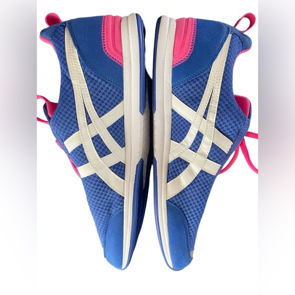 Onitsuka Tiger Ult-Racer by Asics Blue and Pink Woman’s Size 11 - Picture 8 of 9